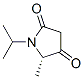 (s)-(9ci)-5-甲基-1-(1-甲基乙基)-2,4-吡咯烷二酮结构式_150884-73-4结构式