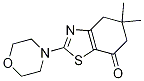 2-(Morpholin-4-yl)-5,5-dimethyl-4,5,6,7-tetrahydrobenzothiazol-7-one Structure,15091-04-0Structure