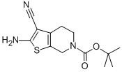 Tert-Butyl 2-amino-3-cyano-4,7-dihydrothieno-[2,3-c]pyridine-6(5H)-carboxylate Structure,150986-83-7Structure