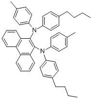 N,n-di-p-tolyl-n,n-bis-(4-butylphenyl)-phenanthrene-9,10-diamine Structure,151026-65-2Structure