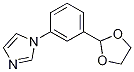 1-[3-(1,3-Dioxolan-2-yl)phenyl]-1h-imidazole Structure,151055-85-5Structure