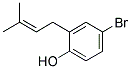 4-Bromo-2-(3-methyl-2-butenyl)-phenol Structure,151071-00-0Structure