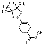 4-(4,4,5,5-Tetramethyl-1,3,2-dioxaborolan-2-yl)-3-cyclohexene-1-carboxylic acid methyl ester Structure,151075-20-6Structure