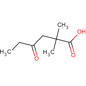 2,2-Dimethyl-4-oxohexanoic acid Structure,15118-53-3Structure