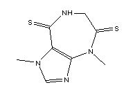 Imidazo[4,5-e][1,4]diazepine-5,8-dithione, 1,4,6,7-tetrahydro-1,4-dimethyl- Structure,151251-44-4Structure