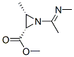 顺式-(9ci)-3-甲基-1-[1-(甲基亚氨基)乙基]-2-氮丙啶羧酸甲酯结构式_151267-23-1结构式