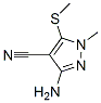 3-Amino-1-methyl-5-(methylthio)-1H-pyrazole-4-carbonitrile Structure,151291-05-3Structure