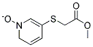 Acetic acid, [(1-oxido-3-pyridinyl)thio]-, methyl ester (9ci) Structure,151373-12-5Structure