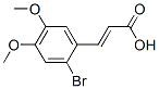 2-Bromo-4,5-dimethoxycinnamic acid Structure,151539-52-5Structure