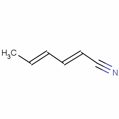 2,4-己二烯腈结构式_1516-01-4结构式