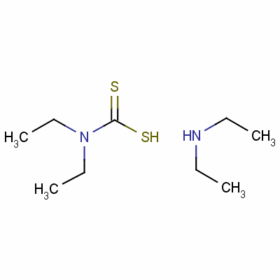 Diethylammonium n,n-diethyldithiocarbamate Structure,1518-58-7Structure