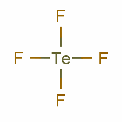 Tellurium tetrafluoride. Structure,15192-26-4Structure