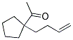 Ethanone, 1-[1-(3-butenyl)cyclopentyl]-(9ci) Structure,152090-66-9Structure