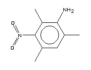 2,4,6-三甲基-3-硝基苯胺结构式_1521-60-4结构式