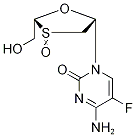 Emtricitabine s-oxide Structure,152128-77-3Structure