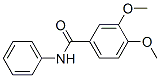 3,4-二甲氧基苯甲酰苯胺结构式_1522-67-4结构式