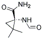(s)-(9ci)-1-(甲酰基氨基)-2,2-二甲基-环丙烷羧酰胺结构式_152424-16-3结构式