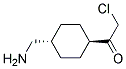 Ethanone, 1-[4-(aminomethyl)cyclohexyl]-2-chloro-, trans-(9ci) Structure,152438-03-4Structure