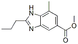 Methyl 4-methyl-2-propyl-1H-benzimidazole-6-carboxylate Structure,152628-00-7Structure