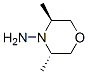 4-Morpholinamine,3,5-dimethyl-,trans-(9ci) Structure,152813-25-7Structure