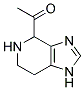 Ethanone, 1-(4,5,6,7-tetrahydro-1h-imidazo[4,5-c]pyridin-4-yl)-(9ci) Structure,153144-60-6Structure