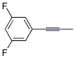 Benzene, 1,3-difluoro-5-(1-propynyl)-(9ci) Structure,153257-97-7Structure