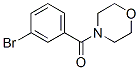 4-(3-Bromobenzoyl) morpholine Structure,153435-81-5Structure