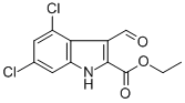 Ethyl 4,6-dichloro-3-formyl-1h-indole-2-carboxylate Structure,153435-96-2Structure