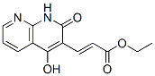 2-Propenoicacid,3-(1,2-dihydro-4-hydroxy-2-oxo-1,8-naphthyridin-3-yl)-,ethylester(9ci) Structure,153457-35-3Structure