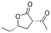 2(3H)-furanone, 3-acetyl-5-ethyldihydro-, cis-(9ci) Structure,153655-37-9Structure