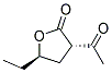 2(3H)-furanone, 3-acetyl-5-ethyldihydro-, trans-(9ci) Structure,153655-38-0Structure