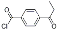 Benzoyl chloride, 4-(1-oxopropyl)-(9ci) Structure,153929-32-9Structure