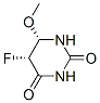 2,4(1H,3h)-pyrimidinedione,5-fluorodihydro-6-methoxy-,cis-(9ci) Structure,154121-06-9Structure