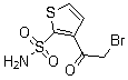 3-(2-Bromoacetyl)thiophene-2-sulfonamide Structure,154127-28-3Structure