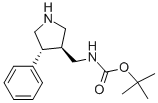 Tert-butyl (trans-4-phenylpyrrolidin-3-yl)methylcarbamate hydrochloride Structure,154206-10-7Structure