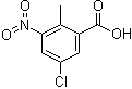 5-Chloro-2-methyl-3-nitrobenzoic acid Structure,154257-81-5Structure