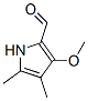 (8CI)-3-甲氧基-4,5-二甲基吡咯-2-羧醛结构式_15431-72-8结构式