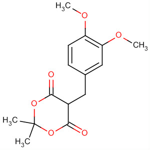 5-(3,4-Dimethoxybenzyl)-2,2-dimethyl-1,3-dioxane-4,6-dione Structure,154317-78-9Structure