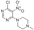 4-Chloro-6-(4-methyl-1-piperazinyl)-5-nitropyrimidine Structure,154418-73-2Structure