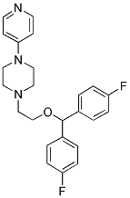 1-[2-[Bis(4-fluorophenyl)methoxy]ethyl]-4-(pyridinyl)-piperazine Structure,154558-38-0Structure