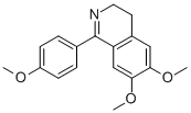 6,7-Dimethoxy-1-(4-methoxyphenyl)-3,4-dihydroisoquinoline Structure,15462-83-6Structure