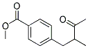 (9ci)-4-(2-甲基-3-氧代丁基)-苯甲酸甲酯结构式_154657-50-8结构式