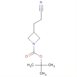 Tert-butyl 3-(2-cyanoethyl)azetidine-1-carboxylate Structure,154748-54-6Structure