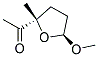 Ethanone, 1-(tetrahydro-5-methoxy-2-methyl-2-furanyl)-, trans-(9ci) Structure,154783-51-4Structure