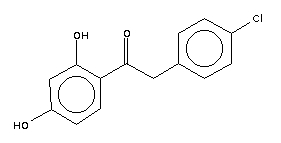 2-(4-Chlorophenyl)-1-(2,4-dihydroxyphenyl)ethanone Structure,15485-64-0Structure