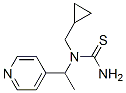 Thiourea, n-(cyclopropylmethyl)-n-[1-(4-pyridinyl)ethyl]- Structure,155047-58-8Structure