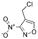 Isoxazole, 4-(chloromethyl)-3-nitro-(9ci) Structure,155088-53-2Structure