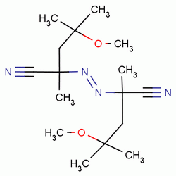 2,2-偶氮双(4-甲氧基-2,4-二甲基戊腈)结构式_15545-97-8结构式