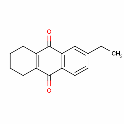 6-Ethyl-1,2,3,4-tetrahydroanthraquinone Structure,15547-17-8Structure