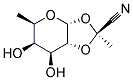 (s)-(9ci)-1,2-o-(1-氰基亚乙基)-6-脱氧-Alpha-d-半乳糖吡喃糖苷结构式_155485-70-4结构式